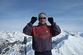 Salita scialpinistica da Teveno di Vilminore di Scalve al monte Barbarossa domenica 24 gennaio 2010  -  FOTOGALLERY